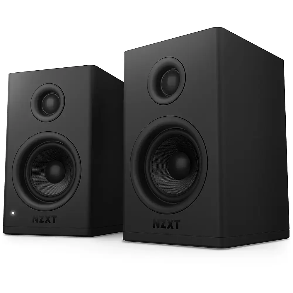 NZXT Relay Dual Channel Desktop Speakers (2 Piece) Black AP-SPKB2-US ...