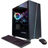 CyberPowerPC - Gamer Supreme Gaming Desktop - Intel Core i7-13700F - 16GB Memory - NVIDIA GeForce RTX 4060 - 2TB SSD - Black - Angle_Zoom