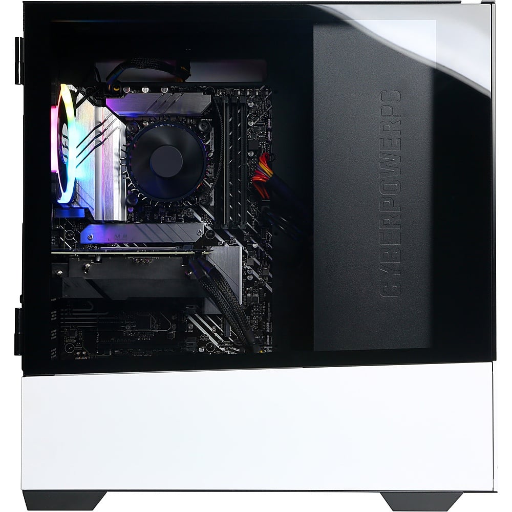 Alt View 15. CyberPowerPC - Gamer Master Gaming Desktop - AMD Ryzen 7 7700 - 16GB Memory - NVIDIA GeForce RTX 4060 - 2TB SSD - White.