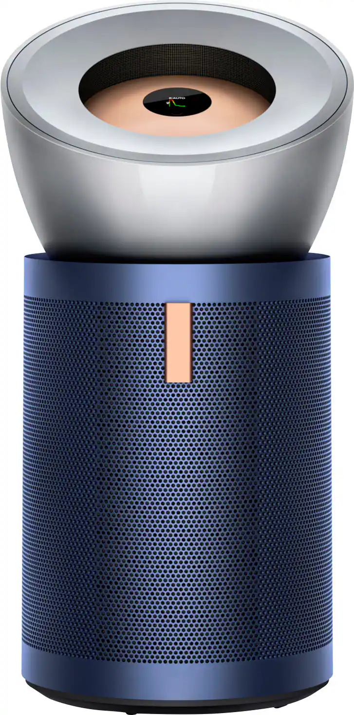 Front. Dyson - Dyson Purifier Big + Quiet Formaldehyde BP03 - Bright Nickel/Prussian Blue.