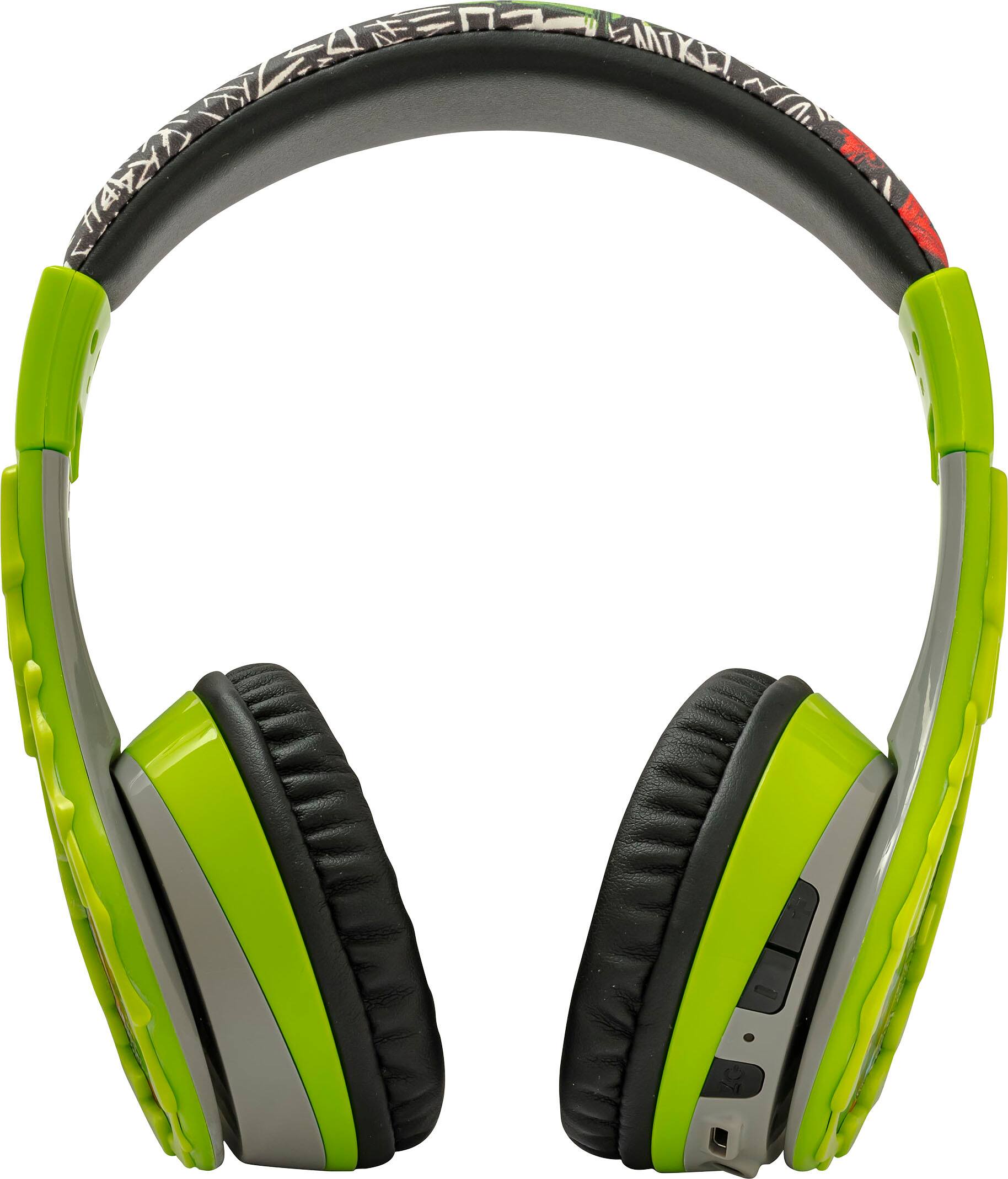 Alt View 11. eKids - Teenage Mutant Ninja Turtles Wireless Over-the-Ear Headphones - Green.