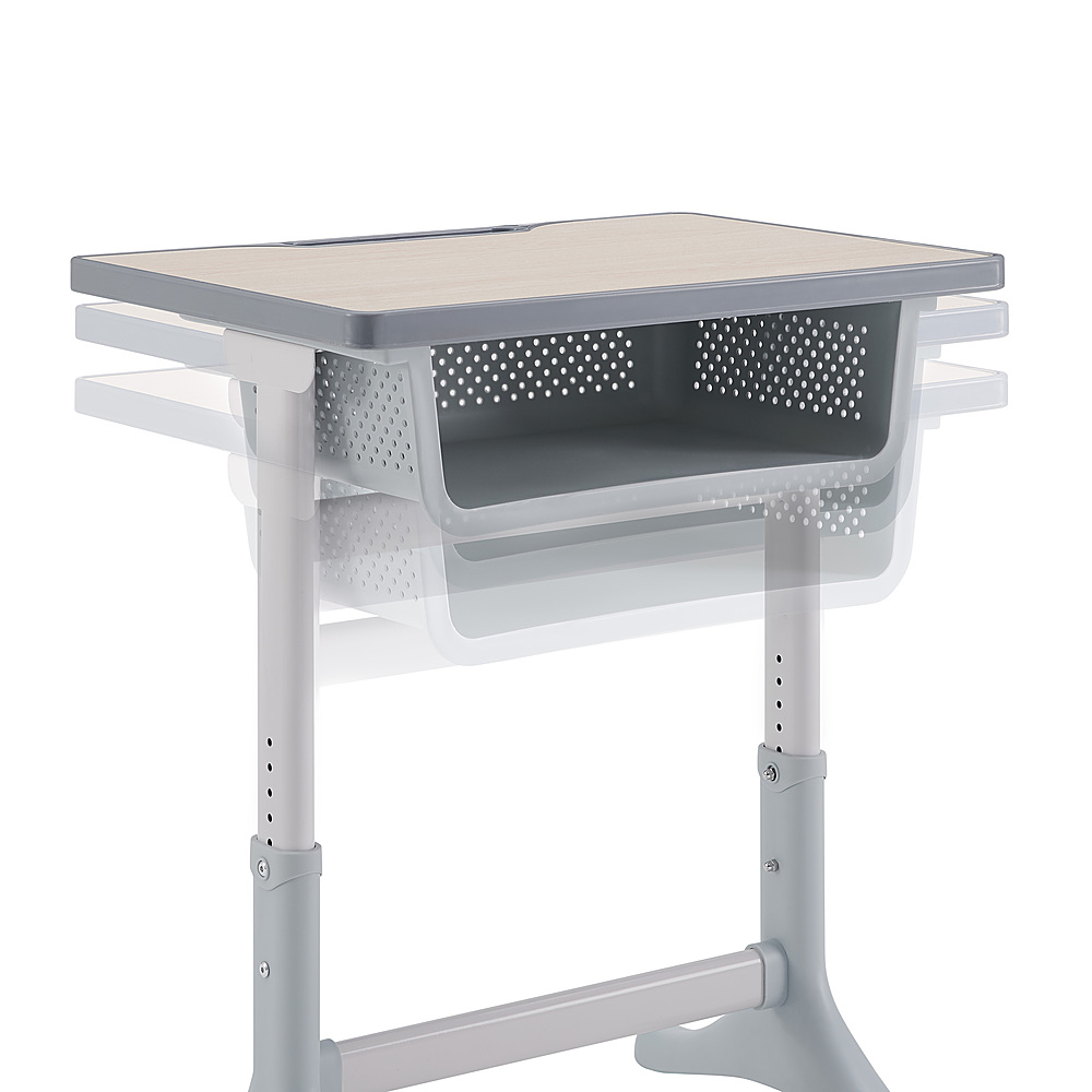 Linon Home Décor Stenhouse Adjustable Student Desk Set Gray BSTB305 - Best  Buy