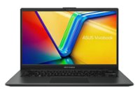 ASUS - Vivobook Go 14" FHD Laptop - AMD Ryzen 3 7320U - 8GB Memory - 256GB SSD - Mixed Black - Front_Zoom