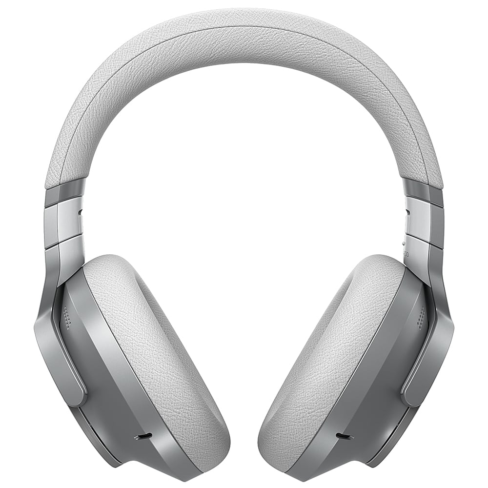Angle. Technics - Wireless Noise Cancelling Over-Ear Headphones with 2 Device Multipoint Connectivity - Silver.