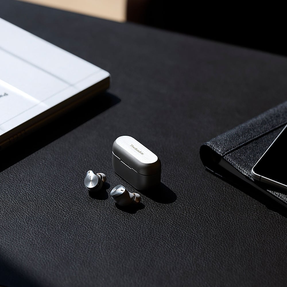 Alt View 20. Technics - Premium HiFi True Wireless Earbuds with Noise Cancelling, 3 Device Multipoint Connectivity, Wireless Charging - Silver.