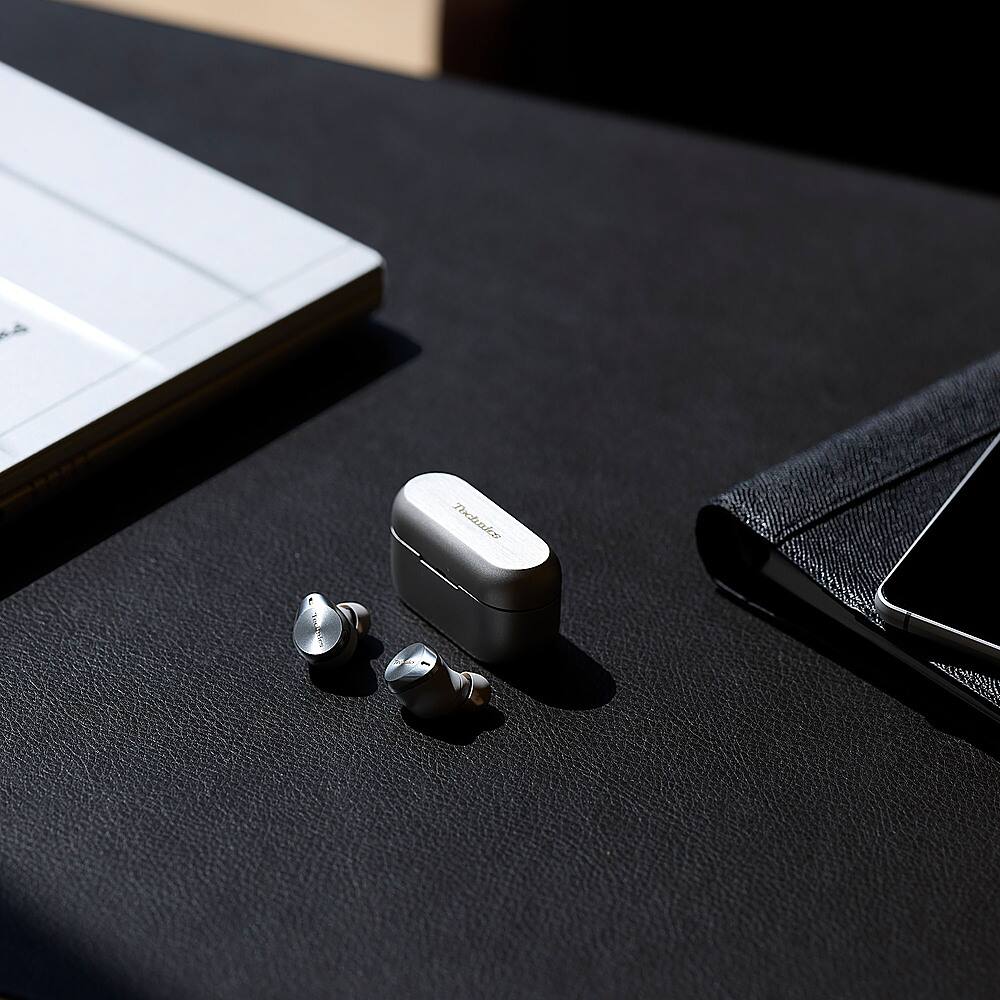 Alt View 20. Technics - Premium HiFi True Wireless Earbuds with Noise Cancelling, 3 Device Multipoint Connectivity, Wireless Charging - Silver.