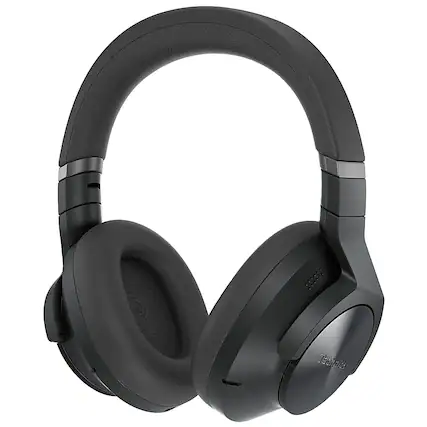 Front. Technics - Wireless Noise Cancelling Over-Ear Headphones with 2 Device Multipoint Connectivity - Black.