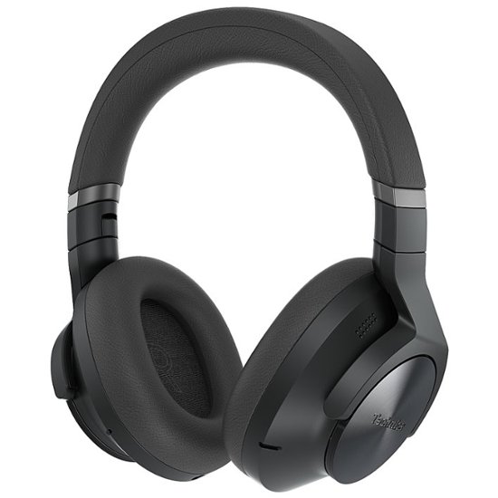 Front Zoom. Technics - Wireless Noise Cancelling Over-Ear Headphones with 2 Device Multipoint Connectivity - Black.