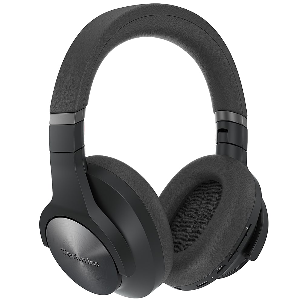 Alt View 14. Technics - Wireless Noise Cancelling Over-Ear Headphones with 2 Device Multipoint Connectivity - Black.