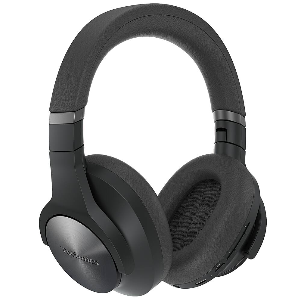Alt View 14. Technics - Wireless Noise Cancelling Over-Ear Headphones with 2 Device Multipoint Connectivity - Black.