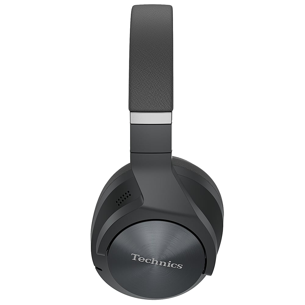 Alt View 15. Technics - Wireless Noise Cancelling Over-Ear Headphones with 2 Device Multipoint Connectivity - Black.