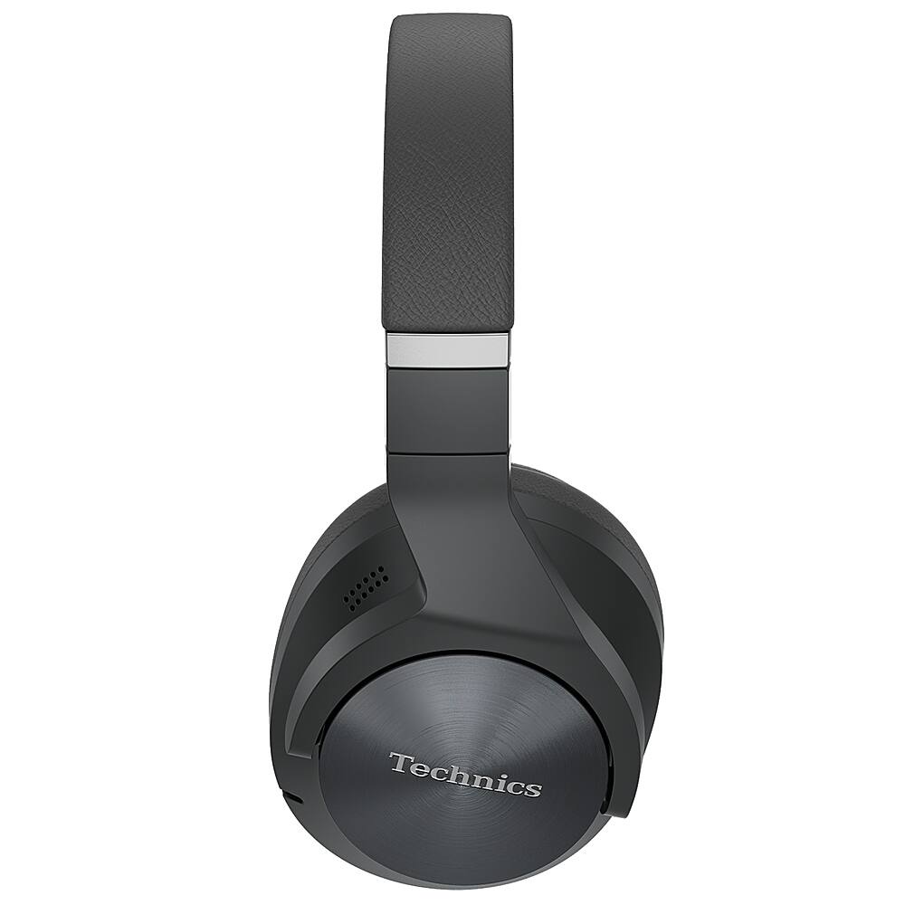 Alt View 15. Technics - Wireless Noise Cancelling Over-Ear Headphones with 2 Device Multipoint Connectivity - Black.