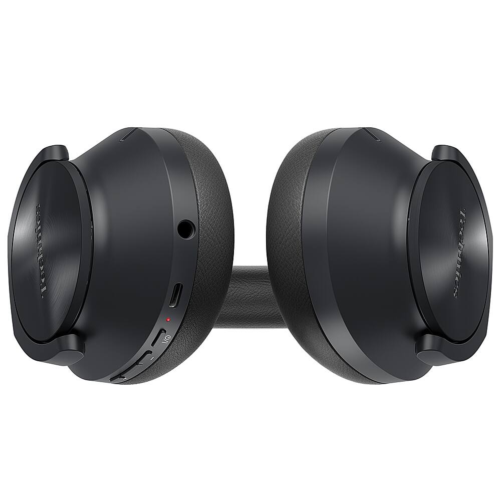 Alt View 16. Technics - Wireless Noise Cancelling Over-Ear Headphones with 2 Device Multipoint Connectivity - Black.