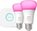 Angle Zoom. Philips - Hue A19 Bluetooth 60W Smart LED Starter Kit - White and Color Ambiance.