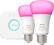 Angle. Philips - Hue A19 Bluetooth 60W Smart LED Starter Kit - White and Color Ambiance.