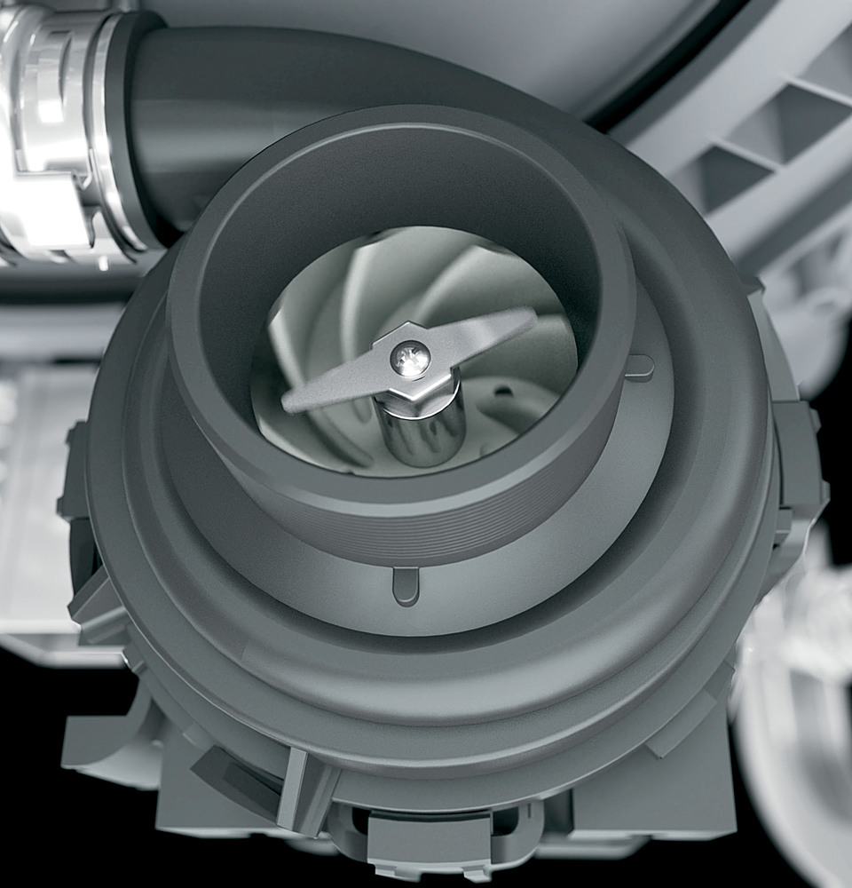 Alt View 27. GE - Top Control Dishwasher with Steel Interior and Sanitze Cycle - Black.