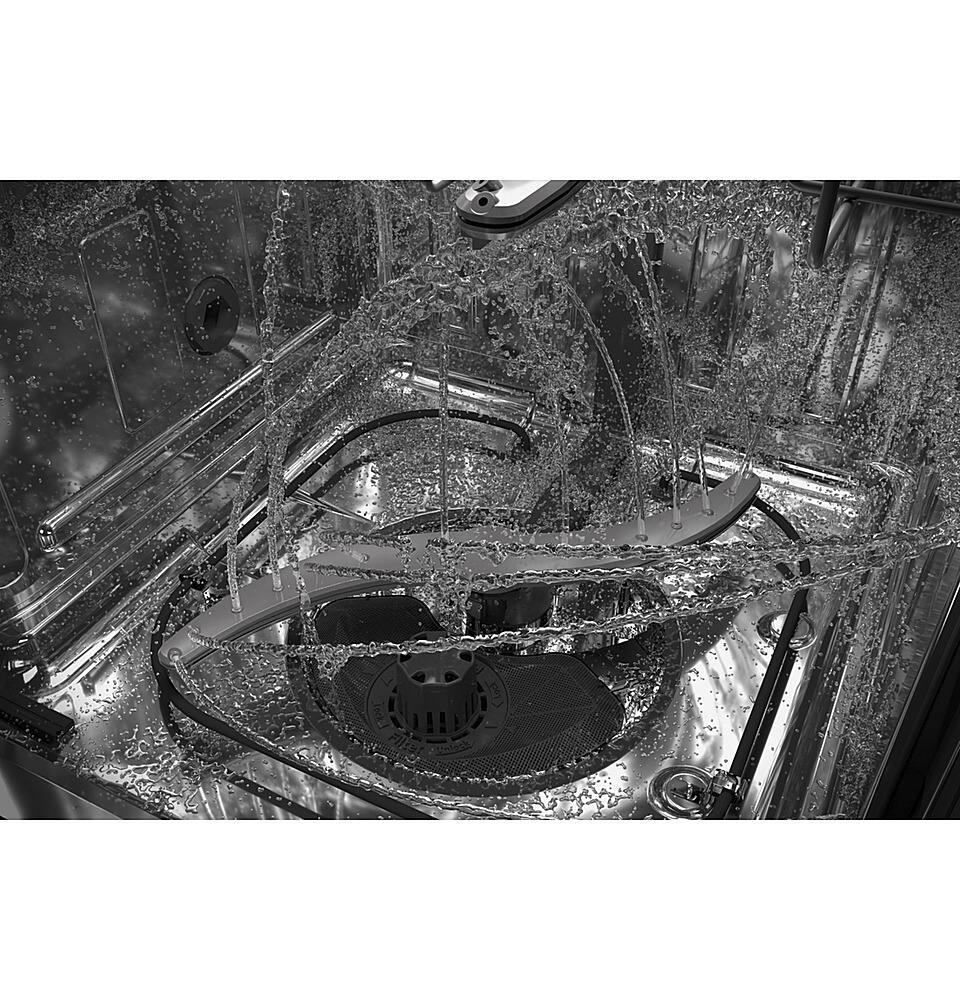 Alt View 22. GE - Top Control Fingerprint Resistant Dishwasher with Stainless Steel Interior and Sanitize Cycle - Stainless Steel.