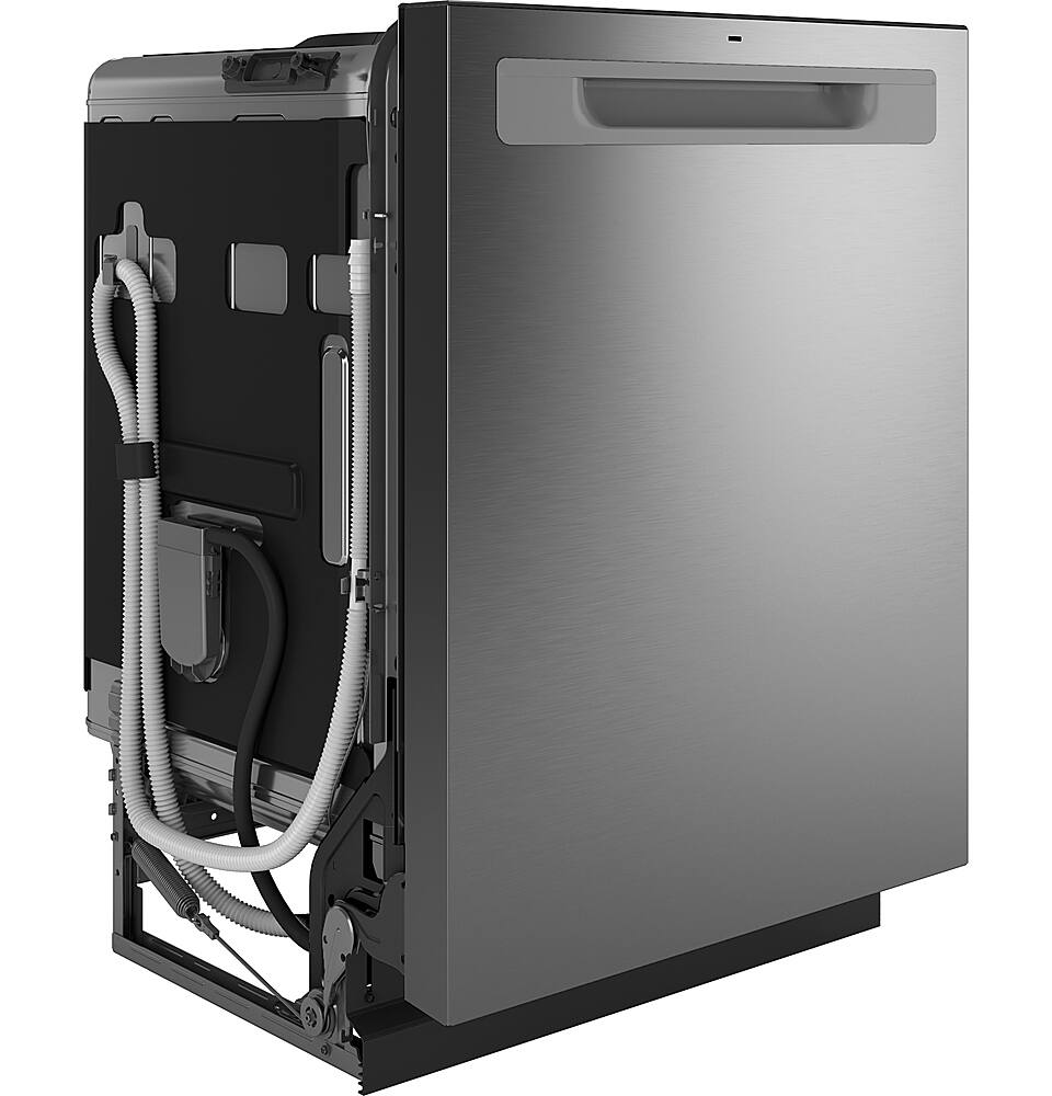 Alt View 23. GE - Top Control Fingerprint Resistant Dishwasher with Stainless Steel Interior and Sanitize Cycle - Stainless Steel.