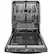 Angle. GE - 24" Top Control Built-In Stainless Steel Tub Dishwasher with 3rd Rack, Sanitize Cycle and 45 dBA - Slate.
