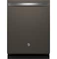 GE - 24" Top Control Built-In Stainless Steel Tub Dishwasher with 3rd Rack, Sanitize Cycle and 45 dBA - Slate