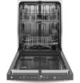 Angle Zoom. GE - Top Control Dishwasher with Standless Steel Interior and Santize Cycle - White.
