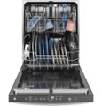 Left Zoom. GE - Top Control Dishwasher with Standless Steel Interior and Santize Cycle - White.