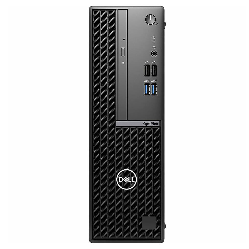Front. Dell - OptiPlex 7000 Desktop - Intel Core i5-13500 - 8GB Memory - 512GB SSD - Black.