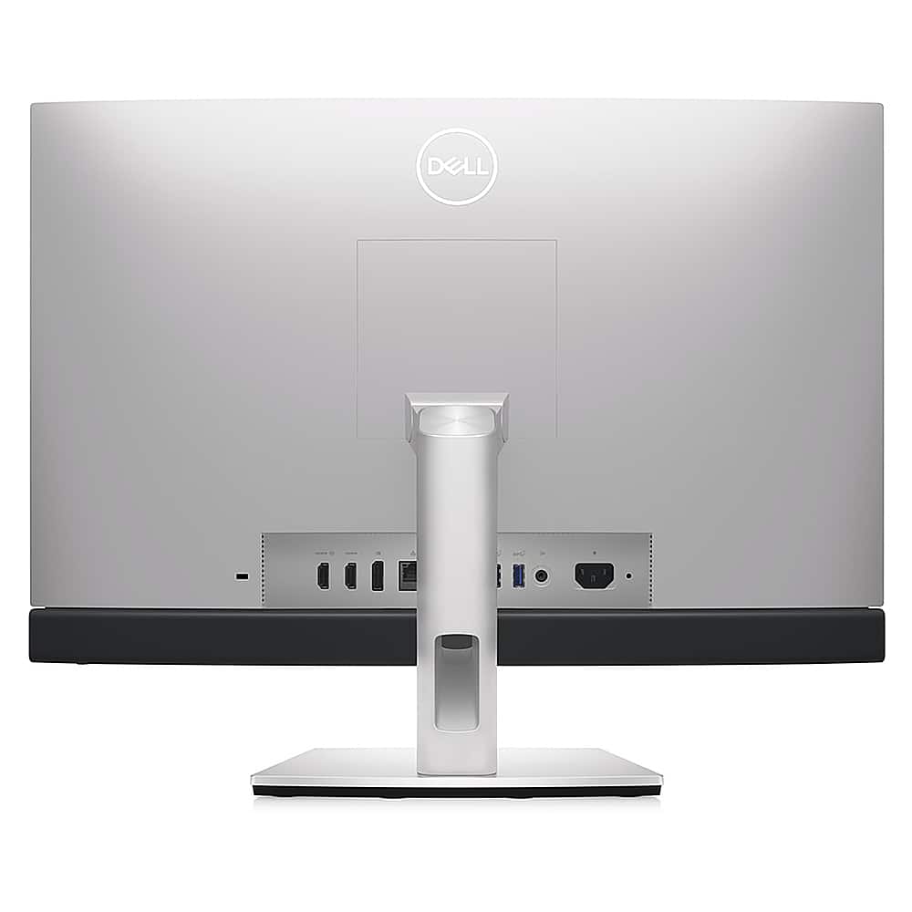 Back. Dell - OptiPlex 7000 23.8" Touch-Screen All-In-One - Intel Core i5 - 16 GB Memory - 256 GB SSD - Silver.