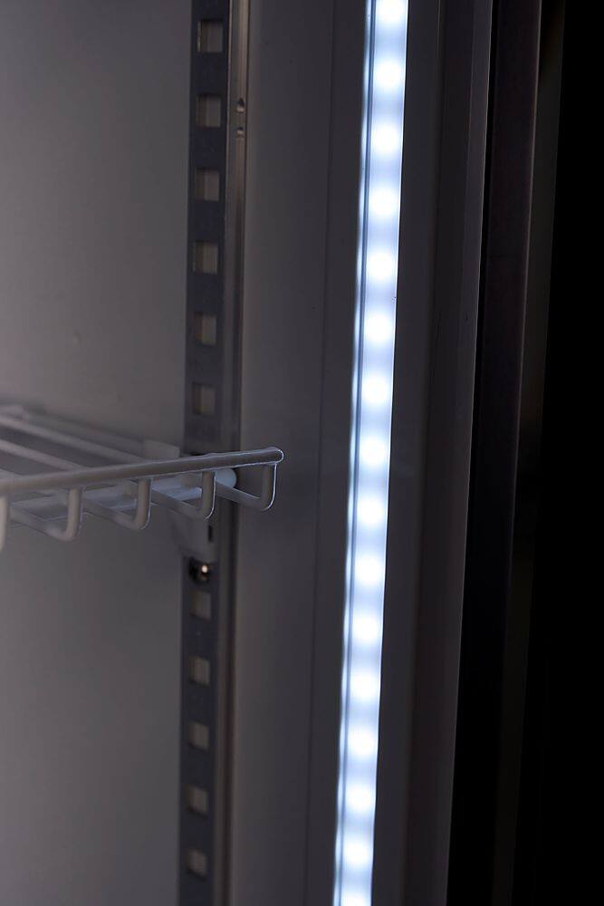 Alt View 12. Premium Levella - 10.0 Cu. Ft. Single Door Display Refrigerator - Black.