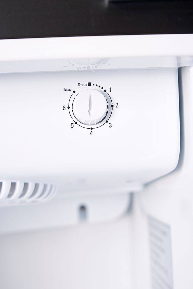 Alt View 13. Premium Levella - 10.0 Cu. Ft. Single Door Display Refrigerator - Black.