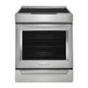 KitchenAid - 6.4 Cu. Ft. Slide-In Electric Induction Convection Range with Air Fry - Stainless Steel
