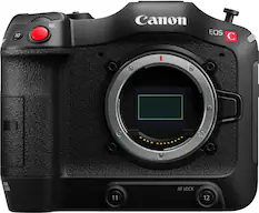 Front. Canon - EOS C70 4K Video Mirrorless Cinema Camera (Body Only) - Black.