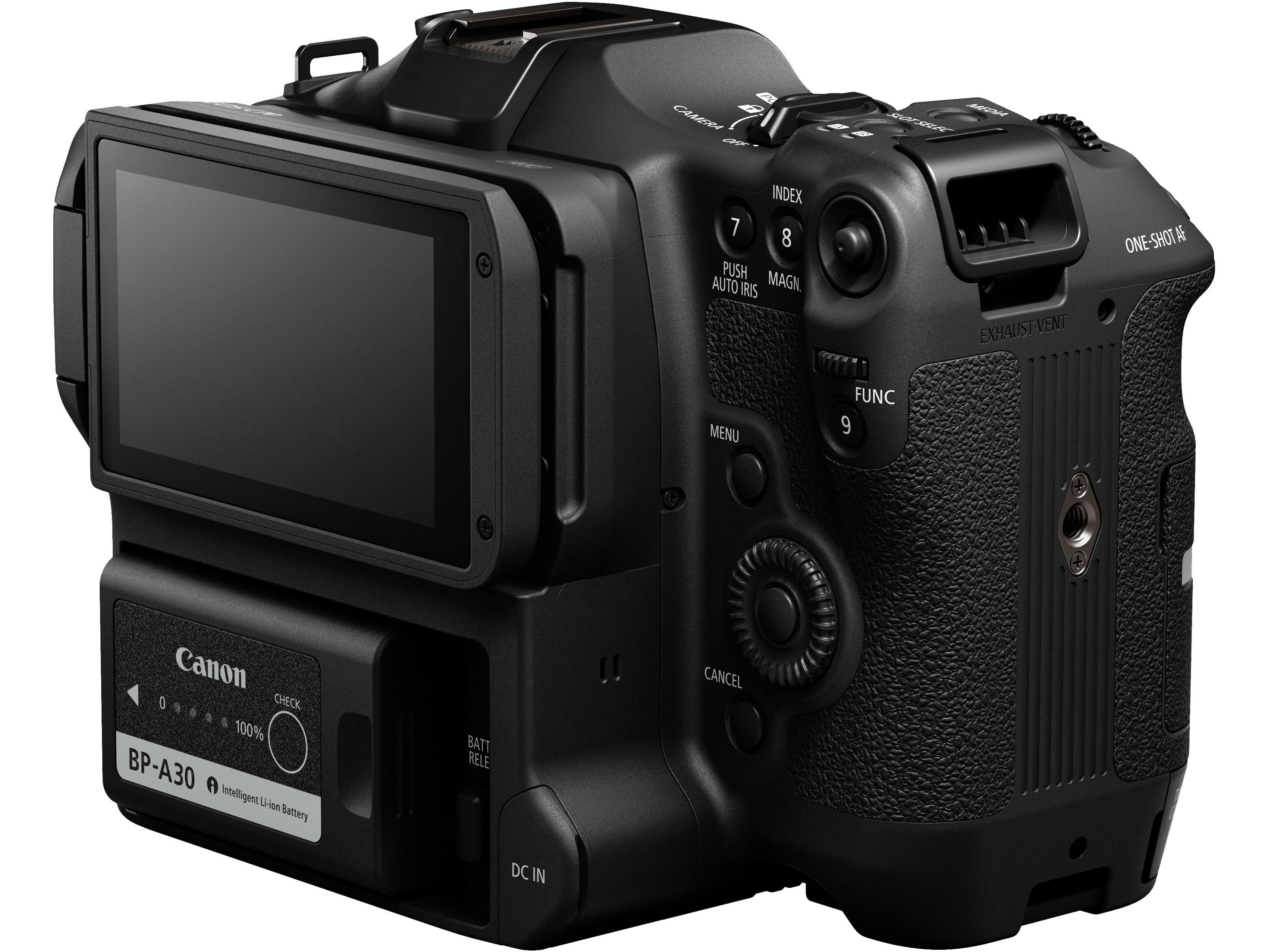 Alt View 12. Canon - EOS C70 4K Video Mirrorless Cinema Camera (Body Only) - Black.