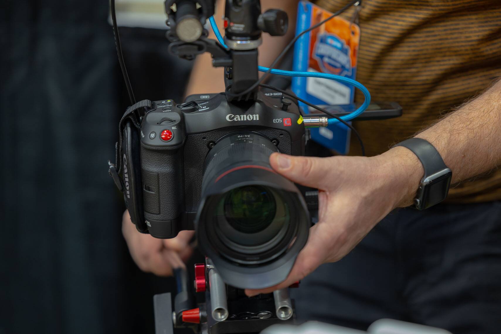 Alt View 16. Canon - EOS C70 4K Video Mirrorless Cinema Camera (Body Only) - Black.