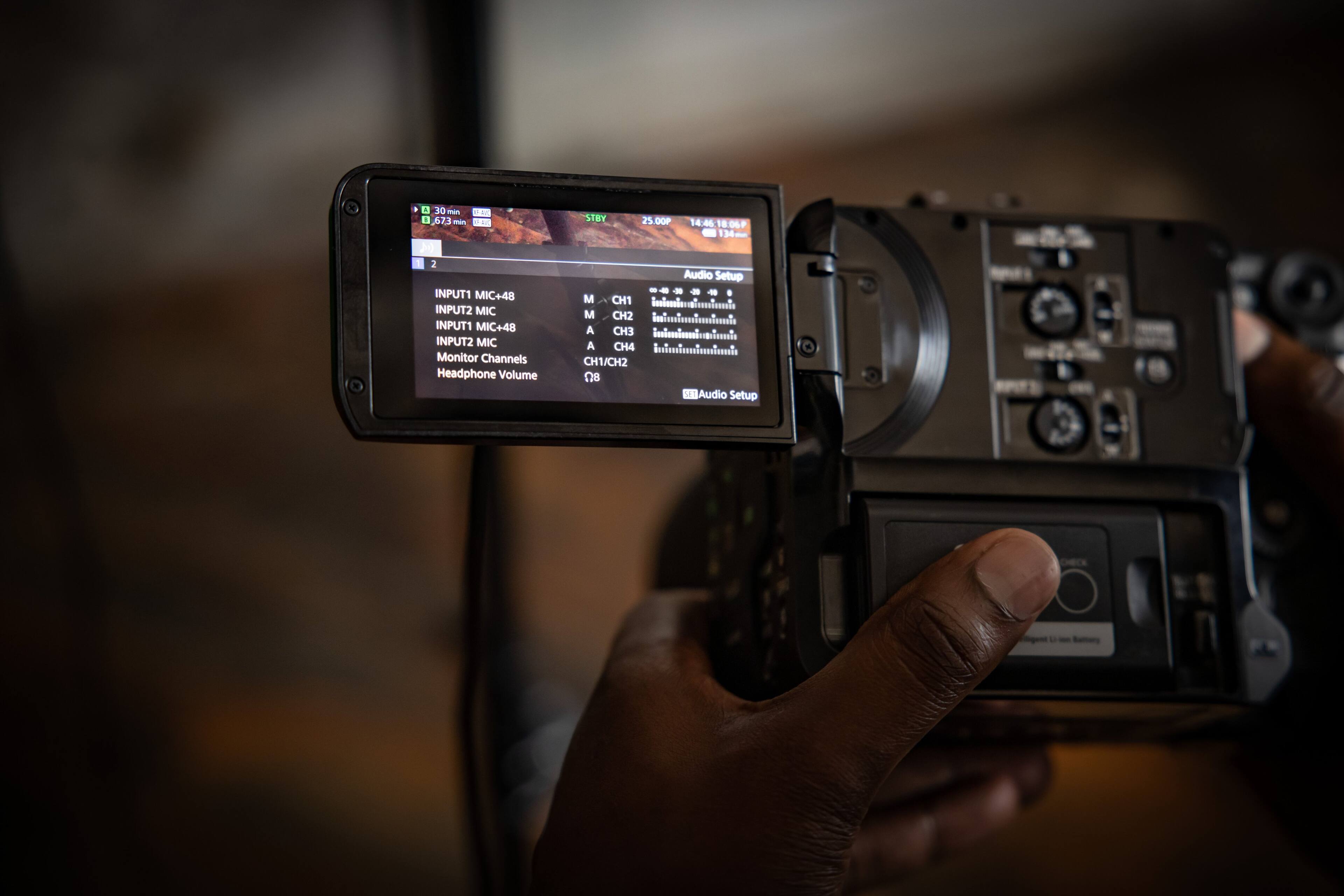 Alt View 27. Canon - EOS C70 4K Video Mirrorless Cinema Camera (Body Only) - Black.