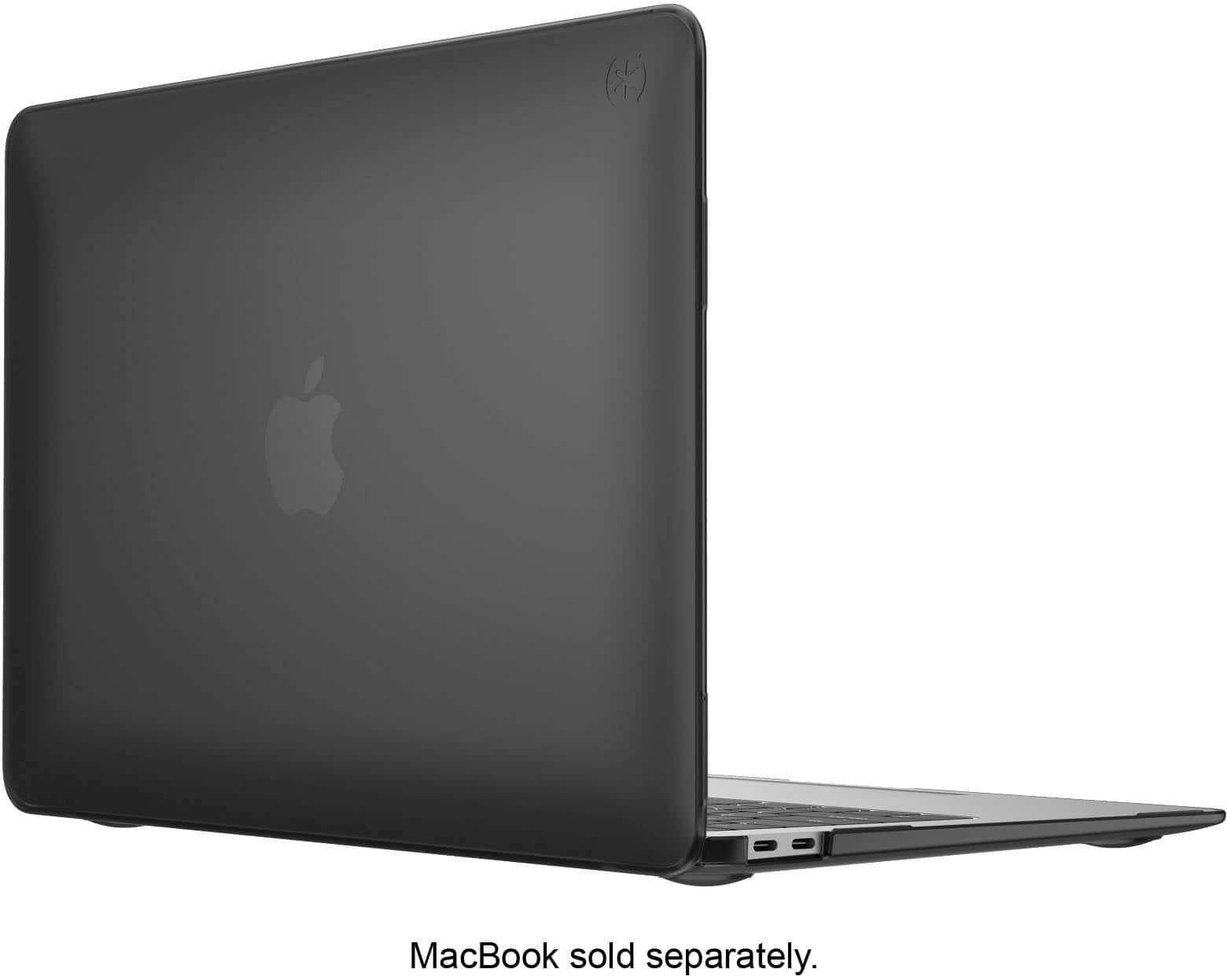 Back. Speck - Smartshell Case for Macbook Air 13" (2020) - Onyx Black.