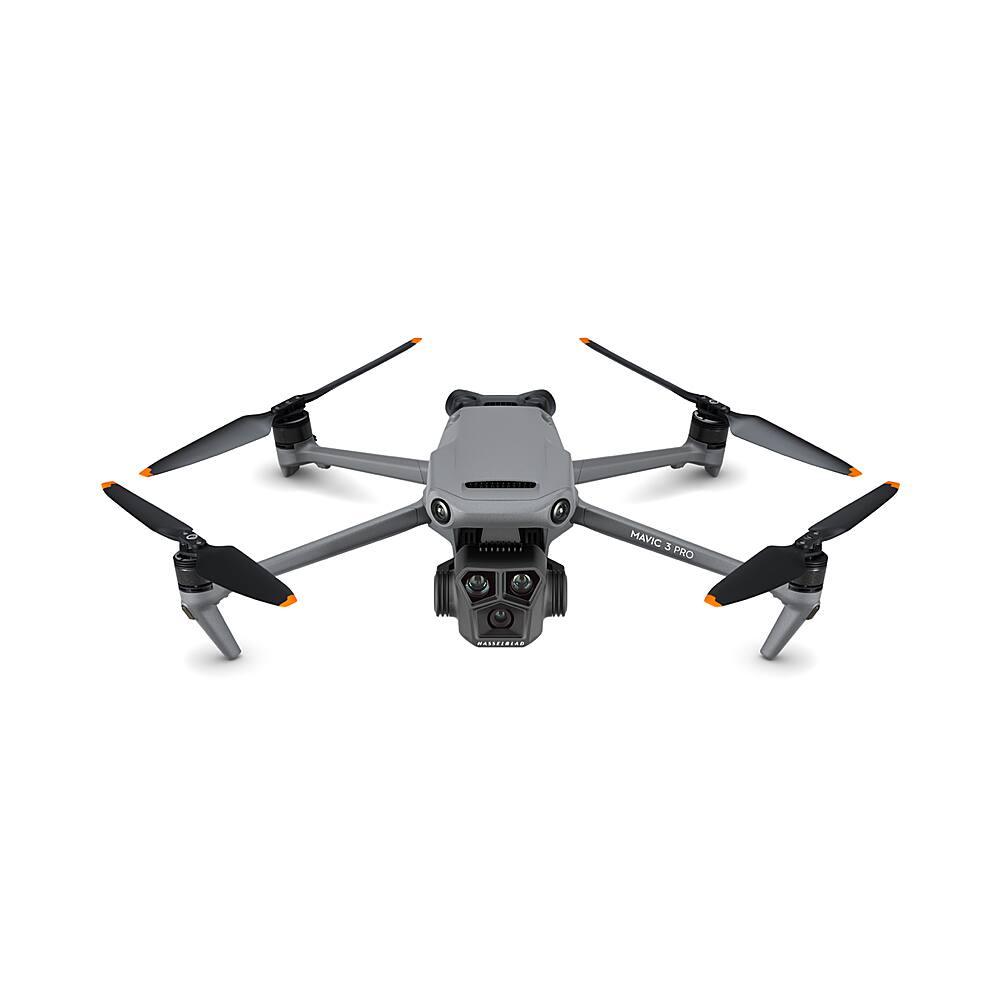 Alt View 12. DJI - Geek Squad Certified Refurbished Mavic 3 Pro Drone and RC Remote Control with Built-in Screen - Gray.