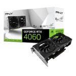 Front. PNY - GeForce RTX 4060 8GB GDDR6 PCIe Gen 4 x16 Graphics Card with Dual Fan - Black.