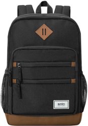 Solo New York - Re:Fresh Backpack For 15.6" Laptop - Black - Front_Zoom