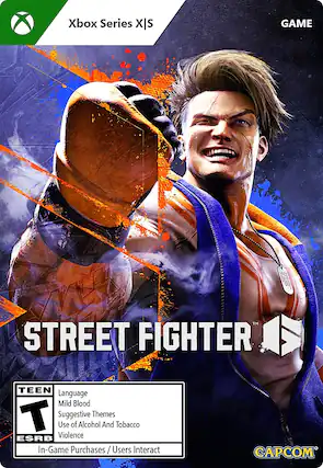 Front. Capcom - Street Fighter 6. - T (Teen 13+)