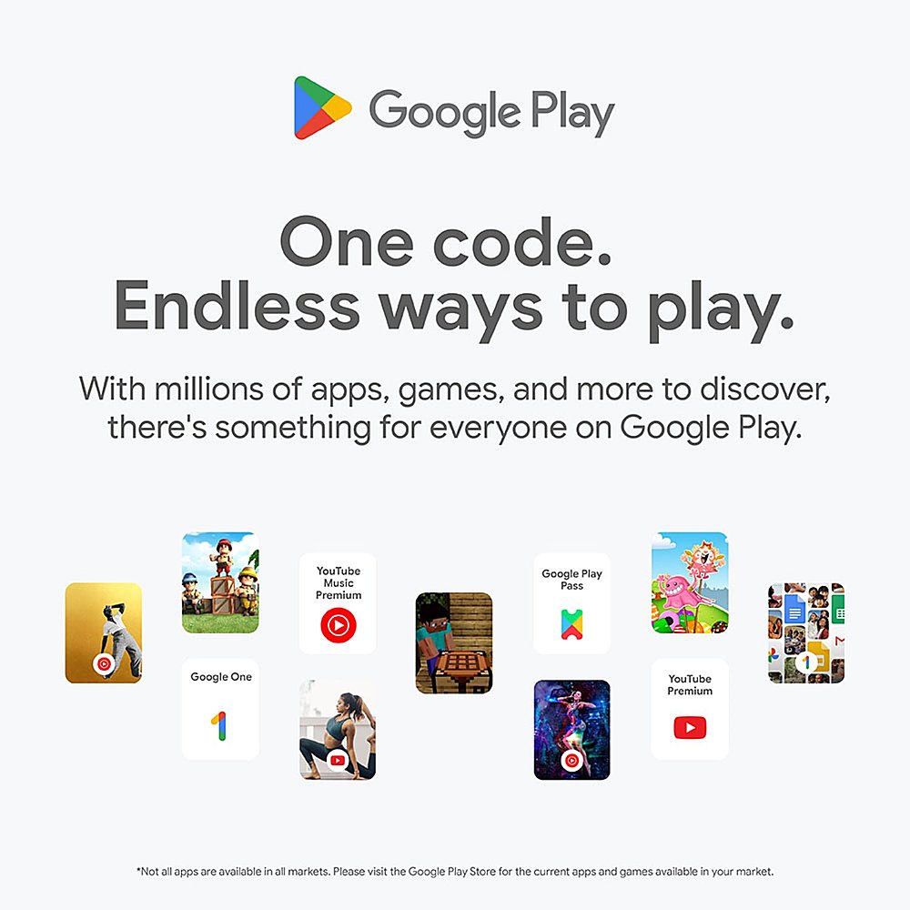 Cheap Google Play Cards - find discounts on Google Play keys