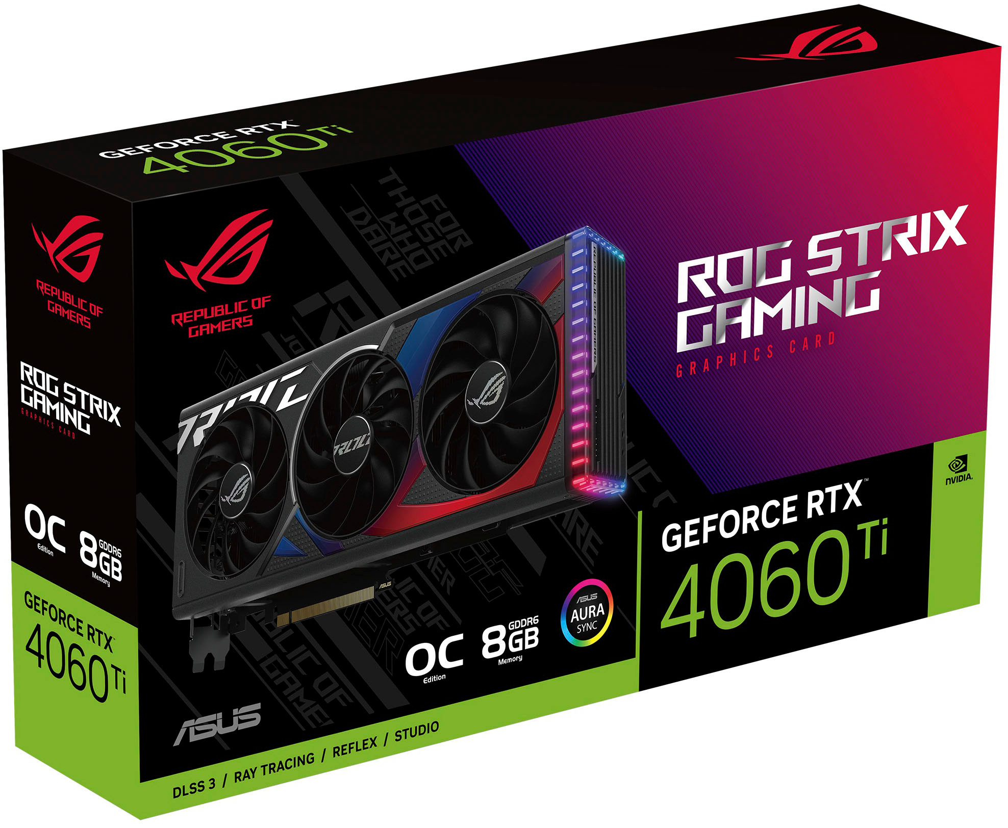 NVIDIA GeForce RTX 4060 Strix GDDR6 PCI Express 4.0 Graphics Card Black ROG-STRIX-RTX4060-O8G-GAMING - Buy