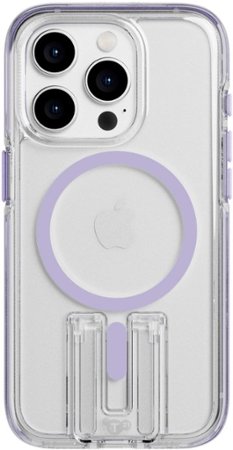 Tech21 - EvoCrystal Kick Case with  MagSafe for Apple iPhone 15 Pro - Lilac