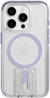 Tech21 - EvoCrystal Kick Case with MagSafe for Apple iPhone 15 Pro Max - Lilac - Front_Zoom