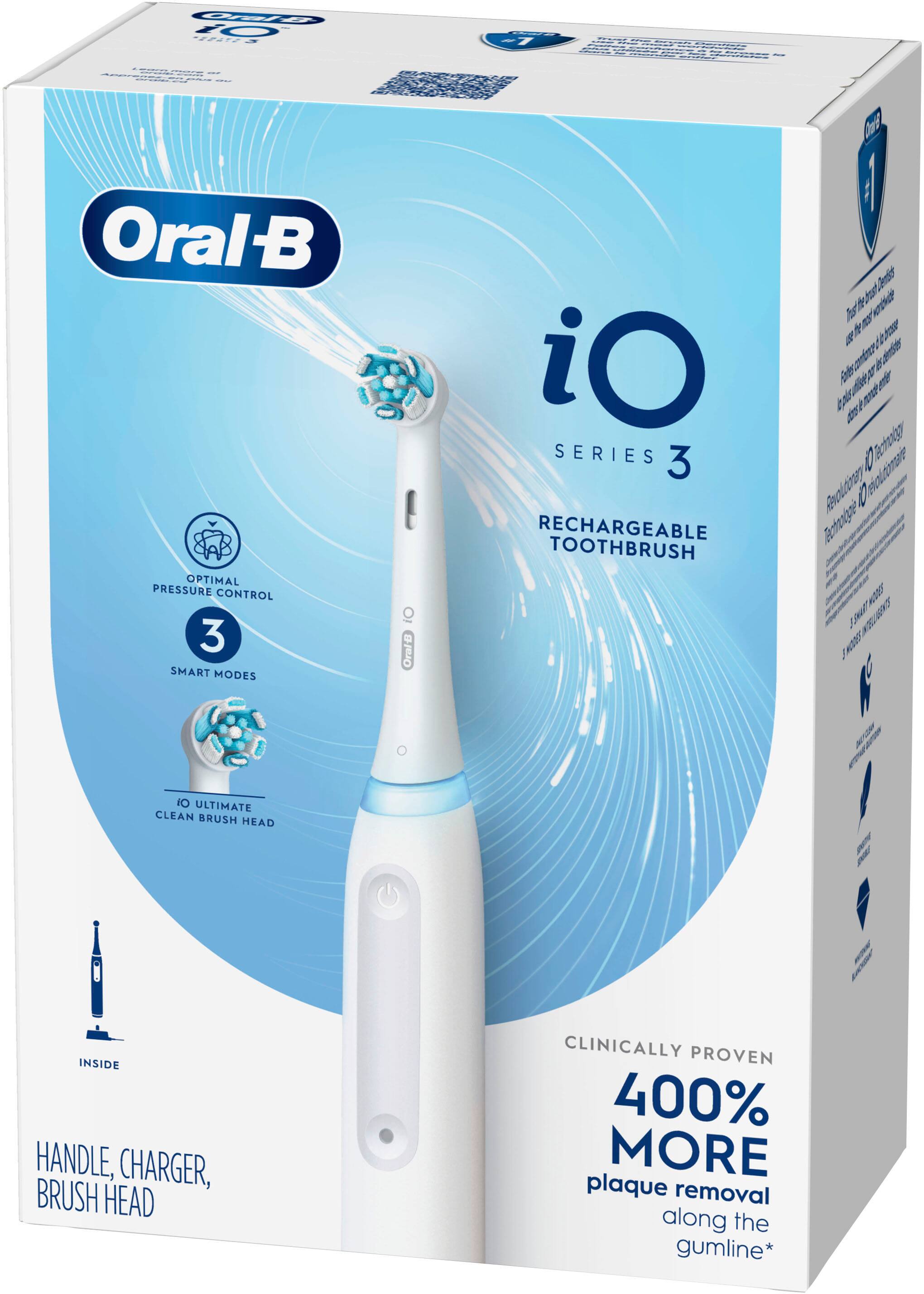 Alt View 18. Oral-B - iO Series 3 Electric Toothbrush with (1) Brush Head - White.