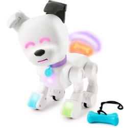 Dog-E - Interactive Robot Dog with Colorful LED Lights, 200+ Sounds & Reactions, App Connected - Front_Zoom