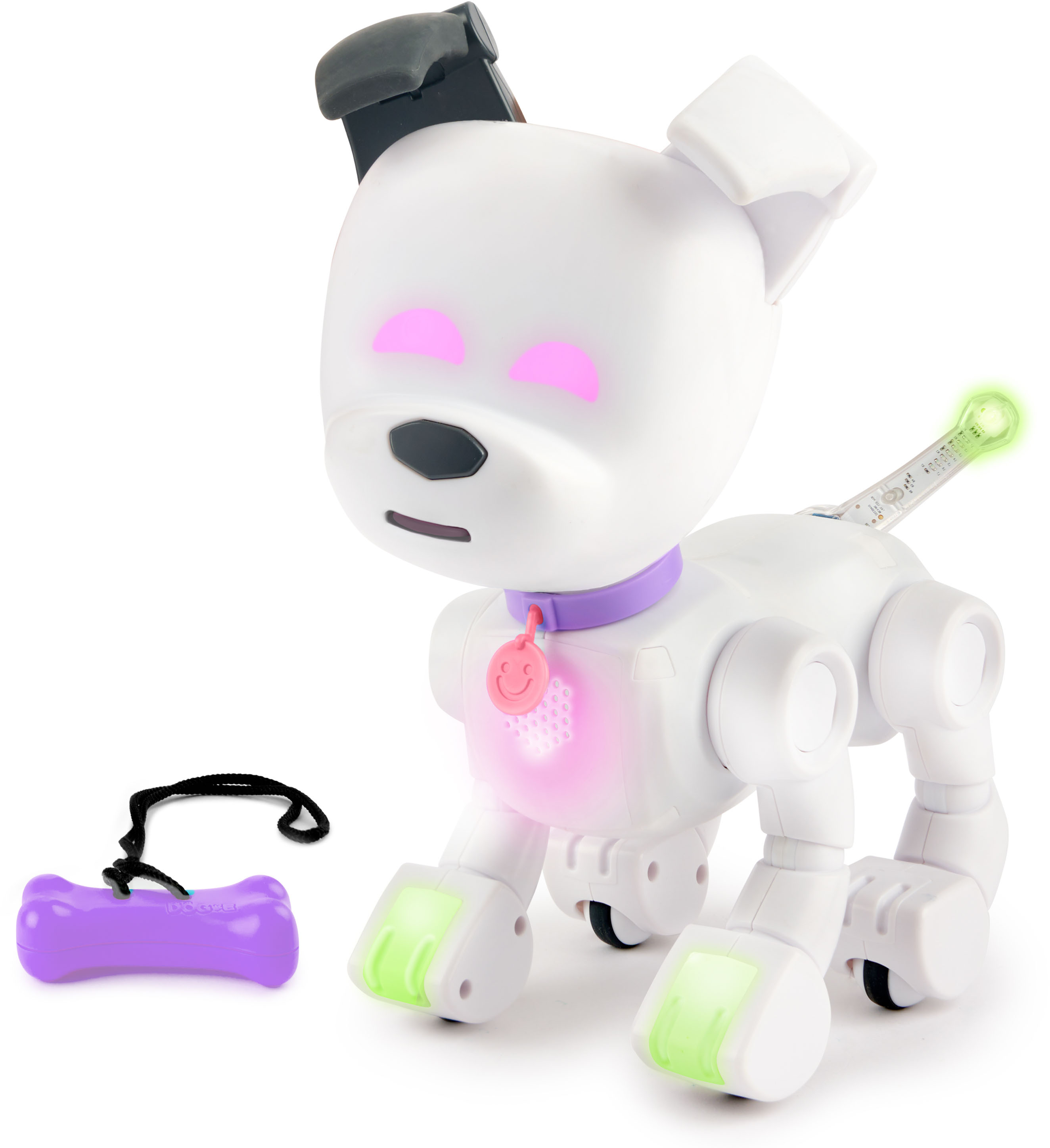 Dog-E Interactive Robot Dog with Colorful LED Lights, 200+ Sounds &  Reactions, App Connected (Ages 6+)