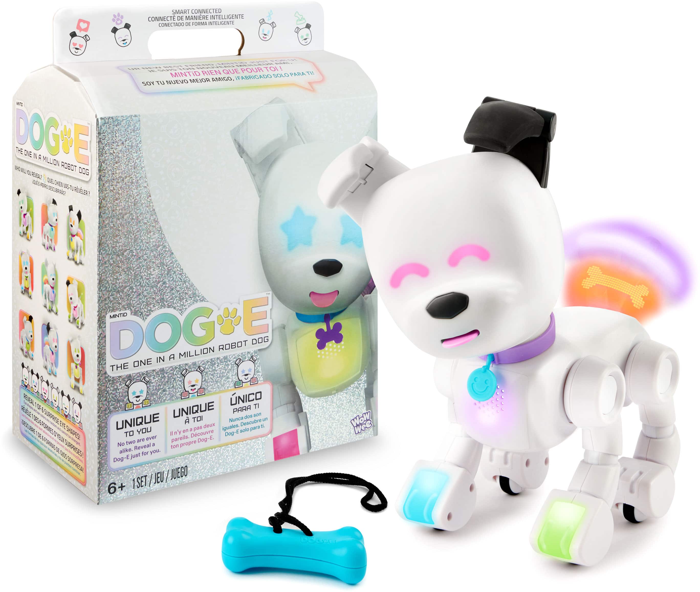 Alt View 13. Dog-E - Interactive Robot Dog with Colorful LED Lights, 200+ Sounds & Reactions, App Connected.