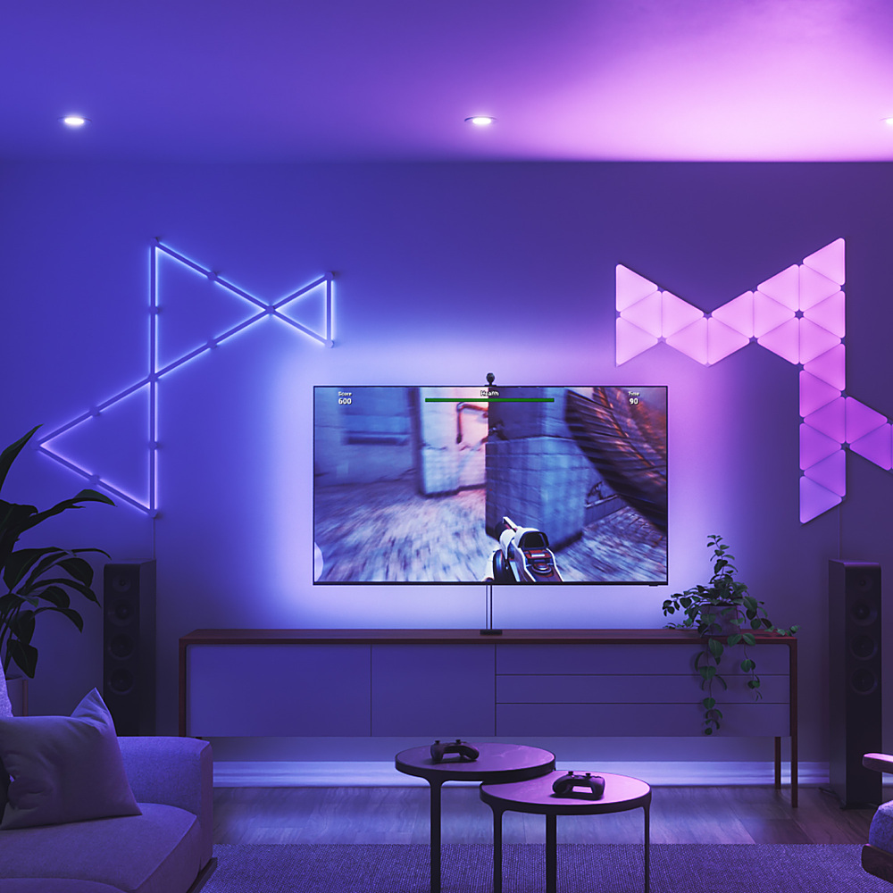 Nanoleaf 4D Screen Mirror Buy to + TVs Kit Monitors - (For Best and Multicolor up NF082K03-52LS Lightstrip 85\