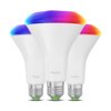 Nanoleaf - Essentials Matter BR30 Smart LED Light Bulb - Thread & Matter-Enabled (3 Pack) - Multicolor
